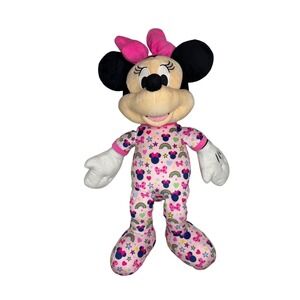 Disney Minnie Mouse Plush Pajamas Pink Bow Stuffed Animal Toy Kids‎